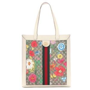 floral gucci tote bag